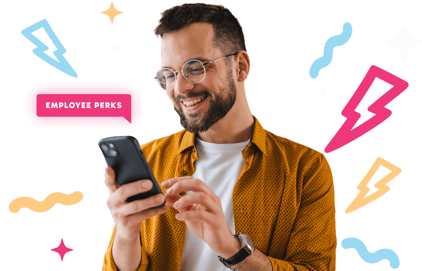 man on phone